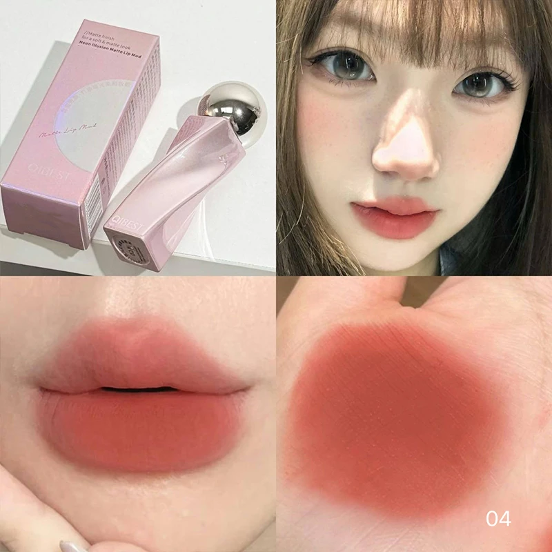 QIBEST Matte Velvet Lip Gloss  - Matte Velvet Lip Tint Long Lasting recension och pris