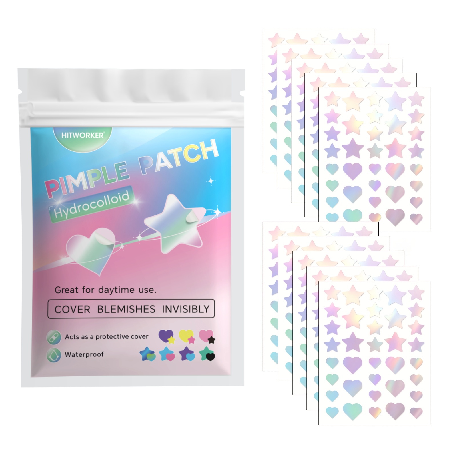 360pcs Colorful Acne Patches – - Skincare recension och pris