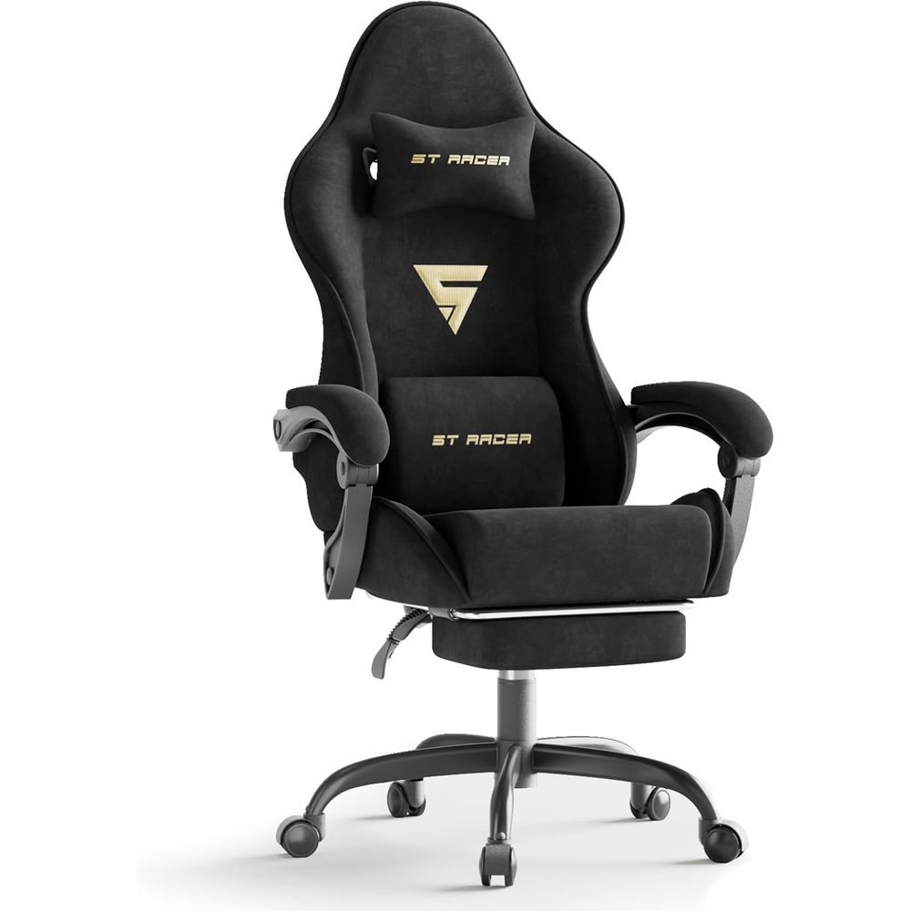 Velvet abric Ergonomic Gaming  - Massage recension och pris