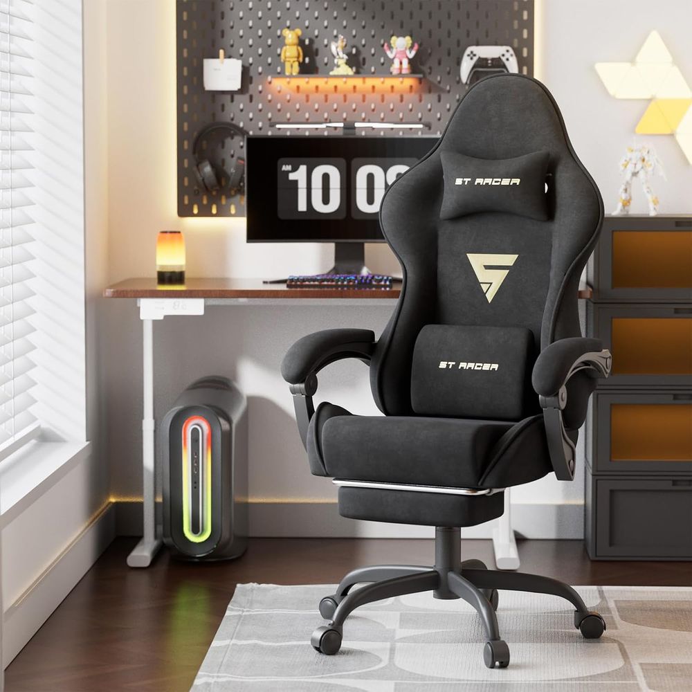 Velvet abric Ergonomic Gaming  - Massage recension och pris