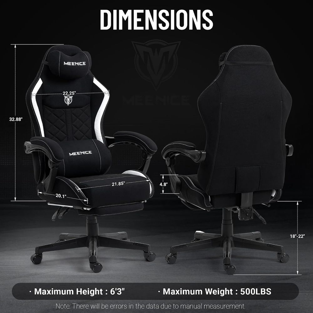 Big and Tall Gaming Chair abri - Massage recension och pris