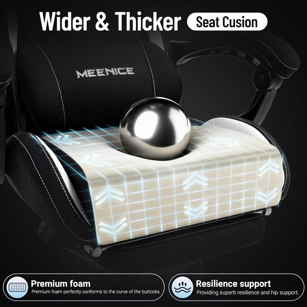 Big and Tall Gaming Chair abri - Massage recension och pris
