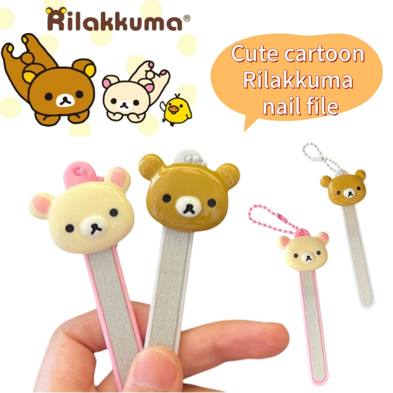 Rilakkuma cartoon anime nail a - Nail Art recension och pris