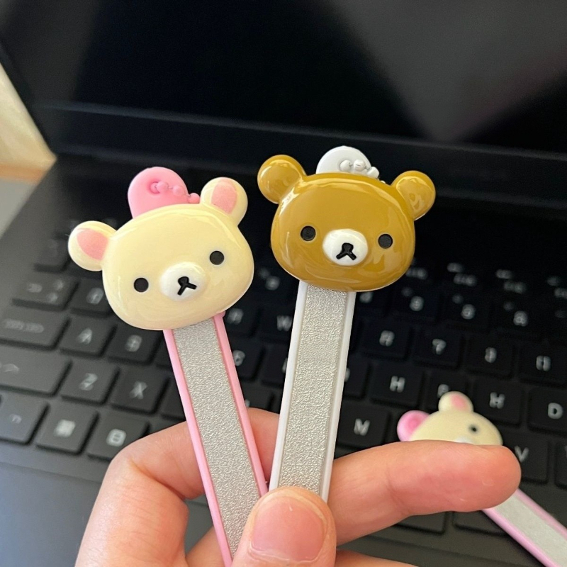 Rilakkuma cartoon anime nail a - Nail Art recension och pris