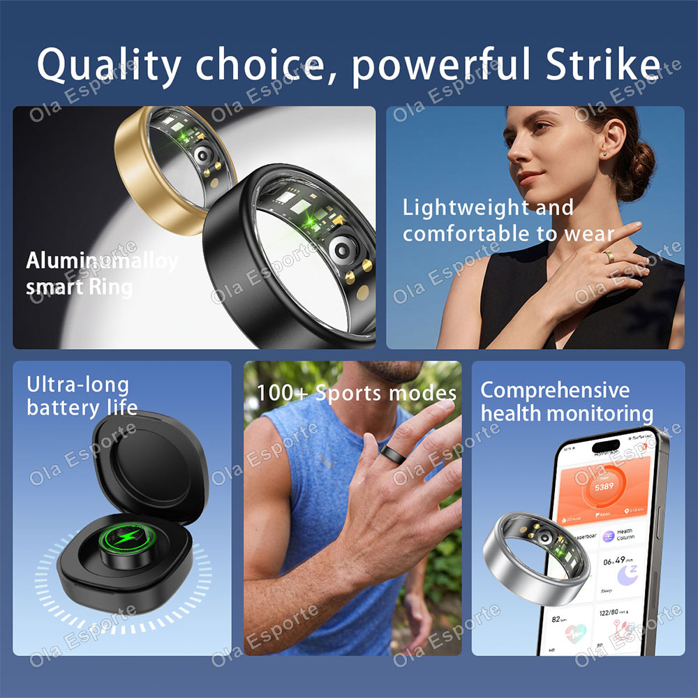 Ola Esporte Smart Ring Men Wom - Health Monitors recension och pris