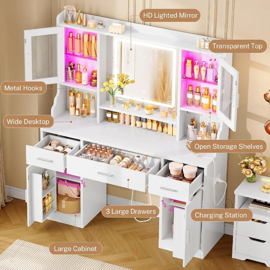Makeup vanity desk with mirror - Makeup recension och pris