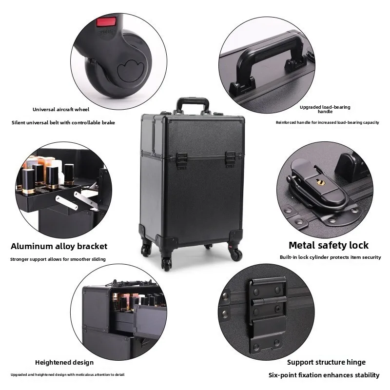 Aluminum Alloy Pro Large Capac - Nail Art recension och pris